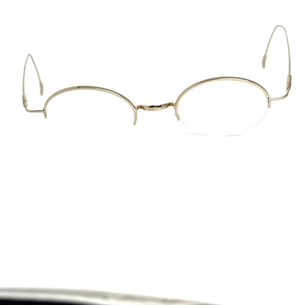 Authentic Evolutioneyes Eyeglasses G2 C1 gold half rim‎ H17957